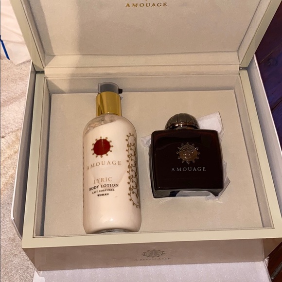 Lyric Body Lotion and Perfume Set - Cream and Brown - Picture 1 of 3